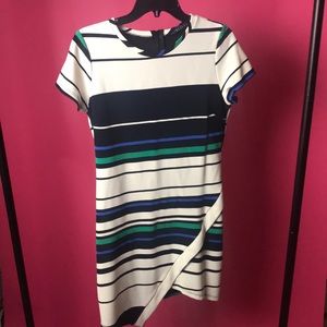 Colorful Dress with Back Zipper